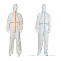TYPE 4+5+6 disposable protective coverall, radiative particles protective coverall